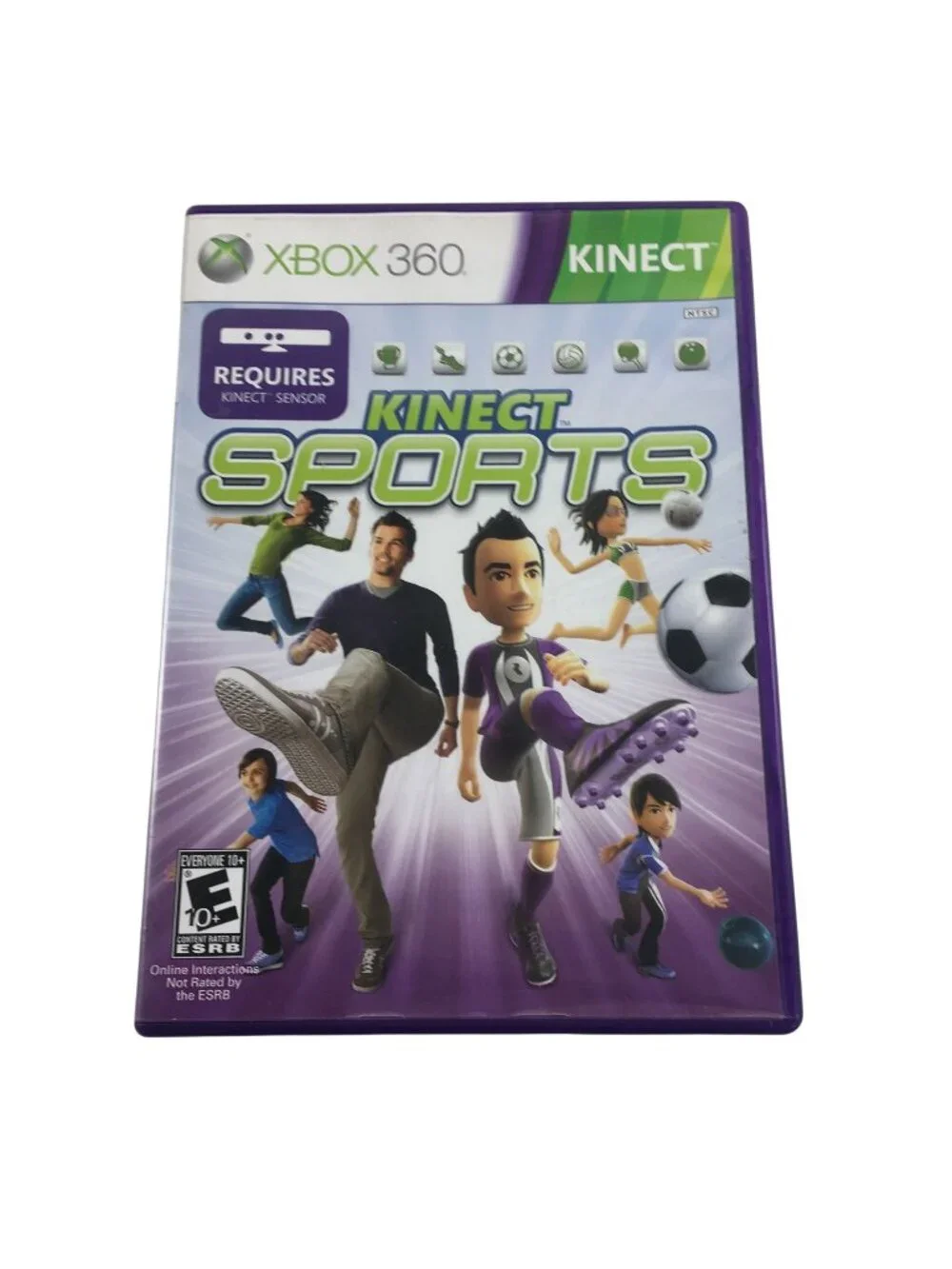 MICROSOFT XBOX 360 KINECT SPORTS MANUAL INCLUDED